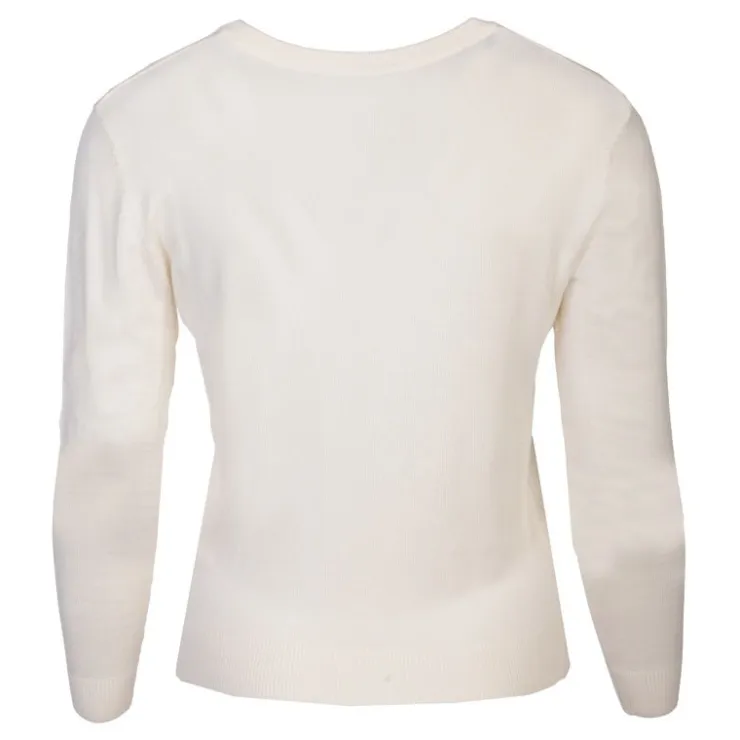 BURTON OF LONDON Pull col v femme damiene Femme BLANC ECRU