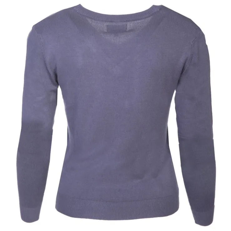 BURTON OF LONDON Pull col v femme damiene Femme BLEU FONCE Best