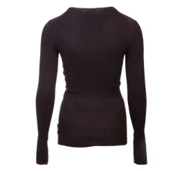 BURTON OF LONDON Pull col v femme fine cote jamina Femme NOIR Discount