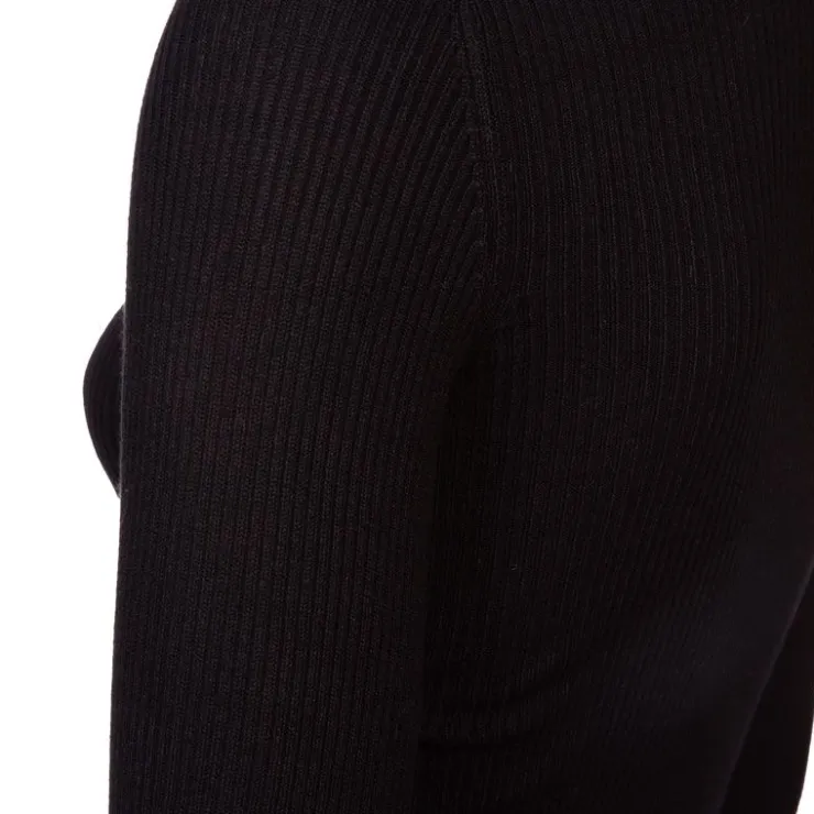 BURTON OF LONDON Pull col v femme fine cote jamina Femme NOIR Discount