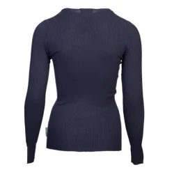 BURTON OF LONDON Pull col v femme fine cote jamina Femme BLEU FONCE Outlet