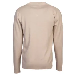 BILL TORNADE Pull col v maille fine manches longues Homme BEIGE Discount