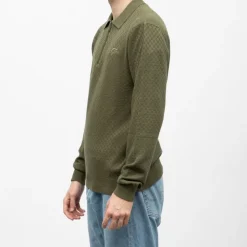 KAPORAL Pull col zipe licino Homme KAKI Clearance