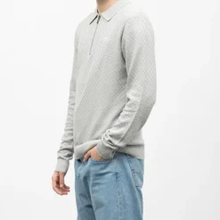 KAPORAL Pull col zipe licino Homme GRIS CLAIR Outlet