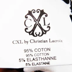 CXL BY CHRISTIAN LACROIX Pull coton à damier avec logo dégradé Enfant BLANC Hot