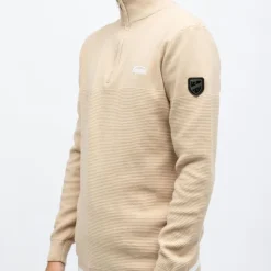 KAPORAL Pull demi zip col montant edmond Homme BEIGE Online