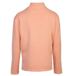 BELLE FEMME Pull en laine et cachemire col haut Femme ORANGE CLAIR Online