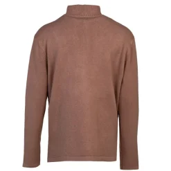 BELLE FEMME Pull en laine et cachemire col haut Femme MARRON Best
