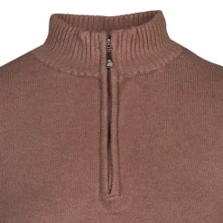 BELLE FEMME Pull en laine et cachemire col haut Femme MARRON Best