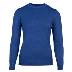 BELLE FEMME Pull en laine et cachemire col rond Femme BLEU ROI Best