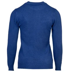 BELLE FEMME Pull en laine et cachemire col rond Femme BLEU ROI Best