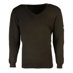 KAPORAL Pull en maille fine col v gerlando Homme KAKI Discount