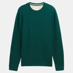 TOM TAILOR Pull fairway green Homme VERT FONCE Outlet