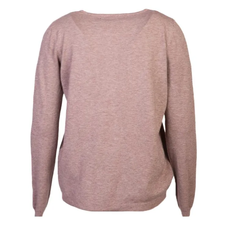 MADO ET LES AUTRES Pull femme col rond en laine Femme MARRON Outlet