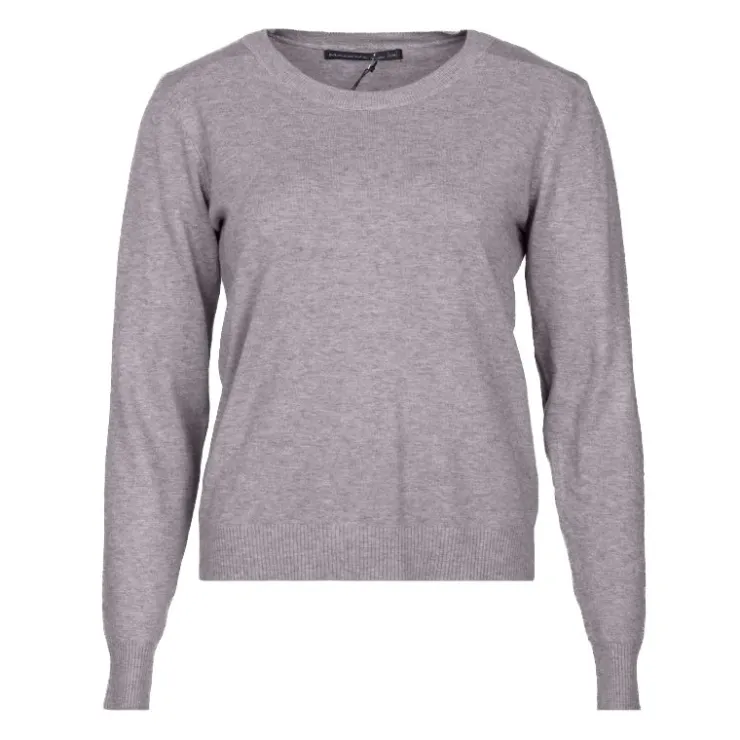 MADO ET LES AUTRES Pull femme col rond en laine Femme GRIS Hot