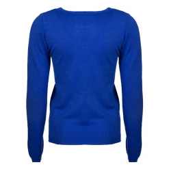 MADO ET LES AUTRES Pull femme col rond en laine Femme BLEU ROI Hot