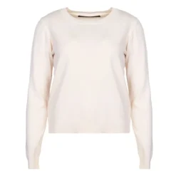 MADO ET LES AUTRES Pull femme col rond en laine Femme BLANC ECRU Best