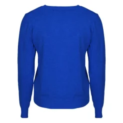 MADO ET LES AUTRES Pull femme col rond en laine Femme BLEU ROI Sale