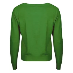 MADO ET LES AUTRES Pull femme col rond en laine Femme VERT Sale