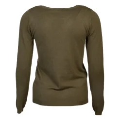 MADO ET LES AUTRES Pull femme col rond en laine Femme KAKI Outlet