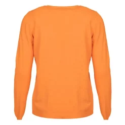 MADO ET LES AUTRES Pull femme col rond en laine Femme ORANGE Best