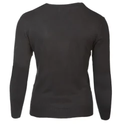 BURTON OF LONDON Pull femme col rond florane Femme NOIR Sale