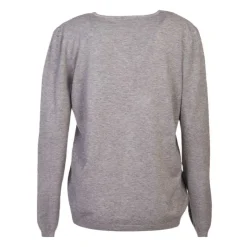 MADO ET LES AUTRES Pull femme col v en laine Femme GRIS New