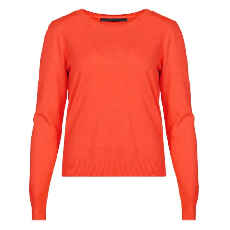 MADO ET LES AUTRES Pull femme col v en laine Femme ORANGE Online