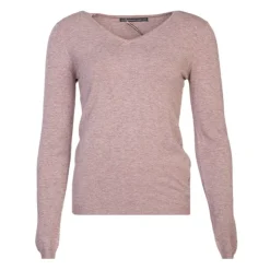 MADO ET LES AUTRES Pull femme col v en laine Femme MARRON Discount