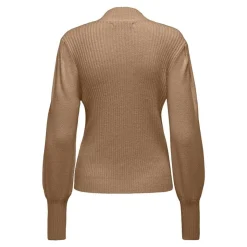 ONLY Pull fin manches ballons Kattie Femme BEIGE Outlet