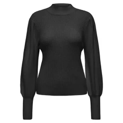 ONLY Pull fin manches ballons Kattie Femme NOIR Online