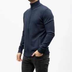 TORRENTE Pull full zip cash touch 7982 Homme BLEU FONCE Outlet