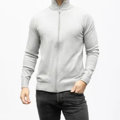 TORRENTE Pull full zip cash touch 7982 Homme GRIS CLAIR Online