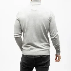 TORRENTE Pull full zip cash touch 7982 Homme GRIS CLAIR Online