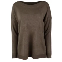 ONLY Pull Lamalia manches longues et encolure bateau Femme KAKI Outlet