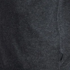 JACK & JONES Pull maille coton col rond tissu tricoté Homme GRIS FONCE Best