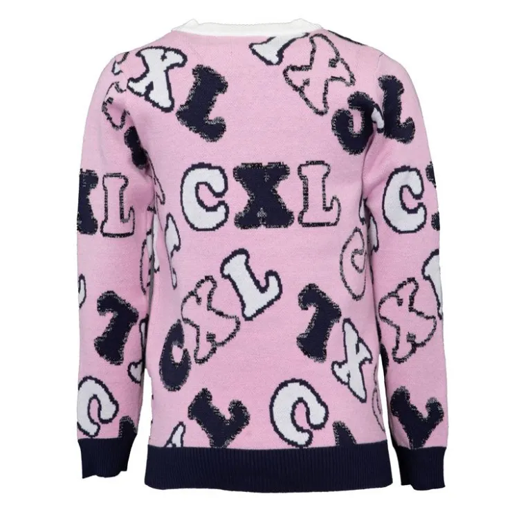 CXL BY CHRISTIAN LACROIX Pull manches longues avec imprimé Fille ROSE CLAIR Hot