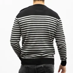 BILL TORNADE Pull marin classique 19465 Homme NOIR Online