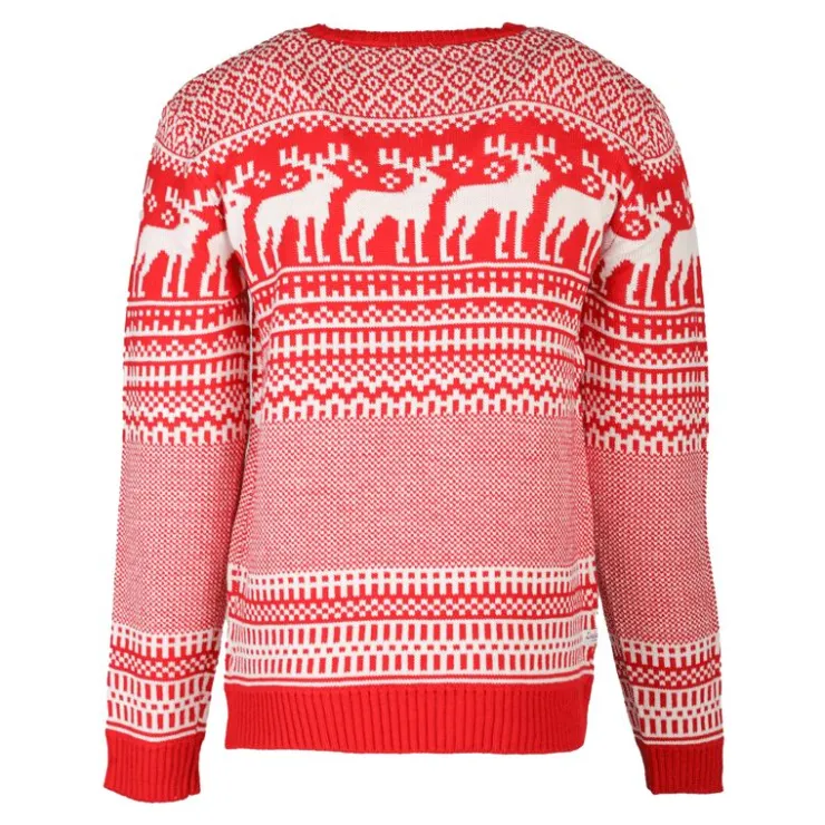DEELUXE 74 Pull Noël Homme ROUGE Sale