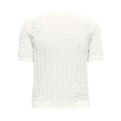 ONLY Pull saga brodé sunlight regular Femme BLANC Sale