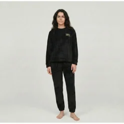 LULU CASTAGNETTE Pyjama assorti lulu-femme-ah2025-26-002 Femme NOIR