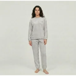 LULU CASTAGNETTE Pyjama assorti lulu-femme-ah2025-26-002 Femme GRIS CLAIR Hot