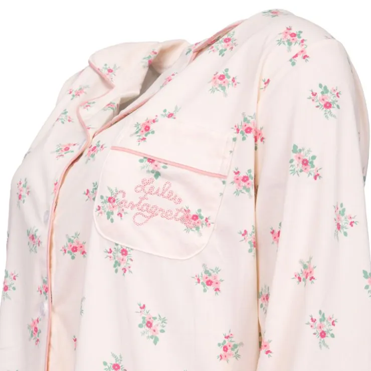 LULU CASTAGNETTE Pyjama fleuri poche brodée Femme ROSE Online