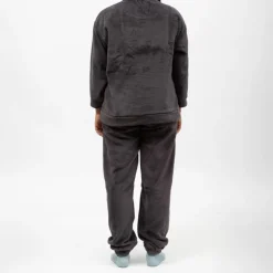 LULU CASTAGNETTE Pyjama polaire doux col rond pantalon regular Femme GRIS FONCE Sale