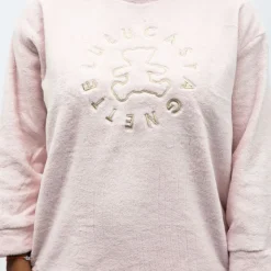 LULU CASTAGNETTE Pyjama polaire doux col rond pantalon regular Femme ROSE CLAIR Hot