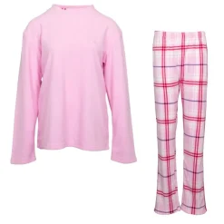 TORRENTE Pyjama polaire motif tartan Femme ROSE Sale