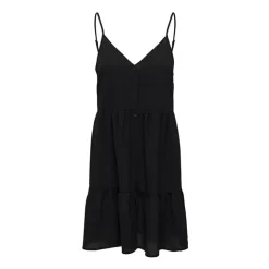 ONLY Robe à bretelles courte fluide Femme NOIR Best