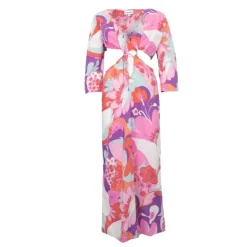 ANTIK BATIK Robe à fleurs bahia décolleté dos nu Femme ROSE Hot