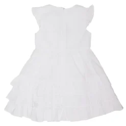 CXL BY CHRISTIAN LACROIX Robe à volants logo coloré Enfant BLANC New