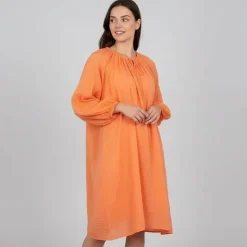 IMPERIAL Robe avec cordon lime Femme ORANGE Clearance
